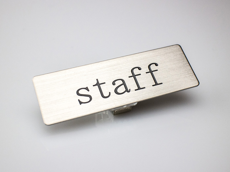 STAFF名札
